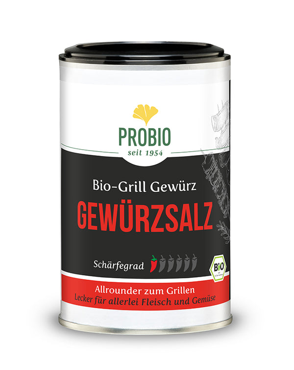 Probio Bio-Grill Gewürz GEWÜRZSALZ in der Membrandose, 130g